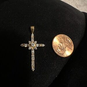 10k gold  Cross Pendant
